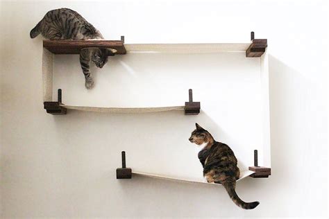 It is made from pvc pipes, pvc connectors, and fabrics. CatastrophiCreations Fabric Cat Maze - Multiple-level Hammock Lounger - Handcrafted Wall-mounted ...