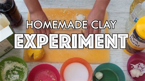 Clay Experiment Glue And Corn Flourstarch Youtube