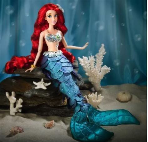 Disney Limited Edition The Little Mermaid Ariel Doll 6000 Ebay Disney Barbie Dolls Ariel