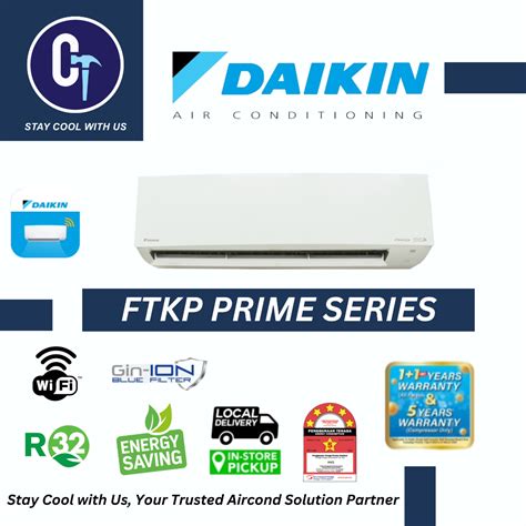 Daikin R32 WIFI Air Conditioner FTKP FTKF FTV Series 1 0HP 2 5HP With