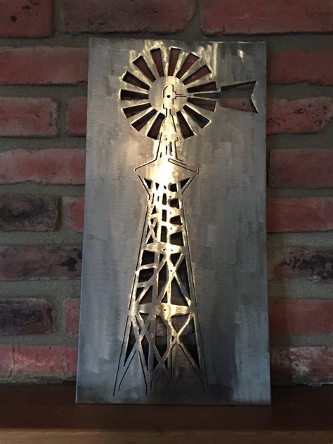 Windmill Metal Art Home Decor