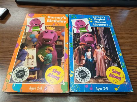 Barney Vhs Tapes Set Of Two Barneys Magical Musical Etsy México