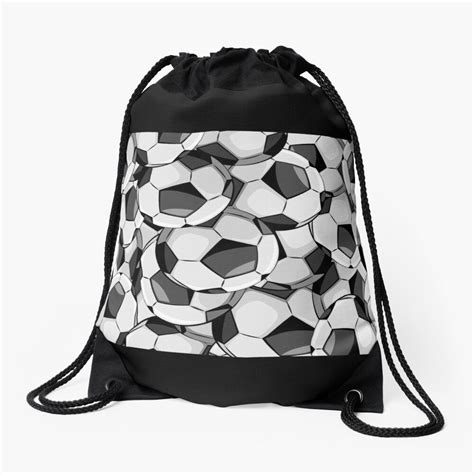 Soccer Balls Drawstring Bag By Ojones1914 In 2020 Bags Drawstring