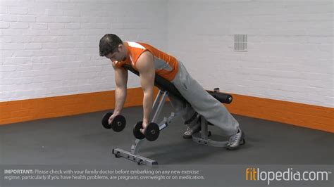 Incline Prone Dumbbell Spider Curl Youtube