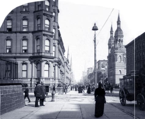 Fifth Avenue From Forty Second Street In 19th Century