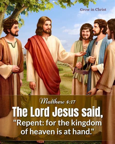 Matthew From That Time Jesus Began To Preach And To Say Repent
