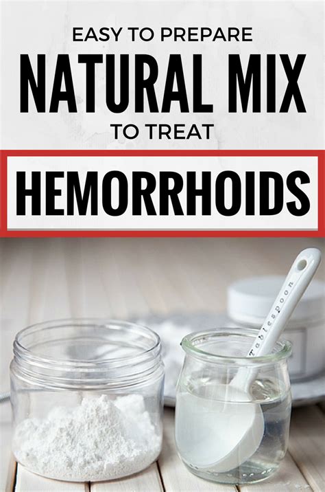 Easy To Prepare Natural Mix To Treat Hemorrhoids With Images