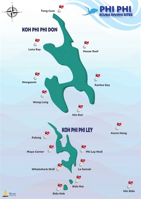 16 Points Krabi Phi Phi Scuba Diving Sites Mamy Booking Blog