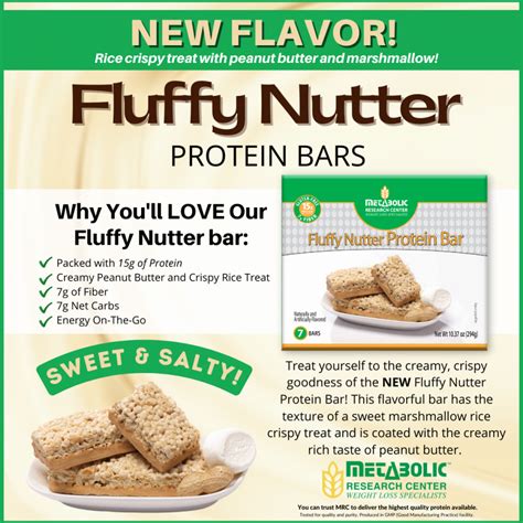 Fluffy Nutter Protein Bars Weight Loss Mrc