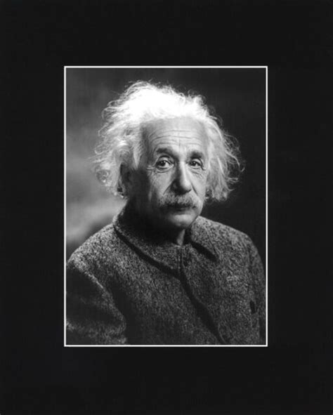 Albert Einstein Black Large Matted Photo Portrait Picture B1 Ebay