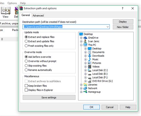 How To Create And Extract Rar Files In Windows 10