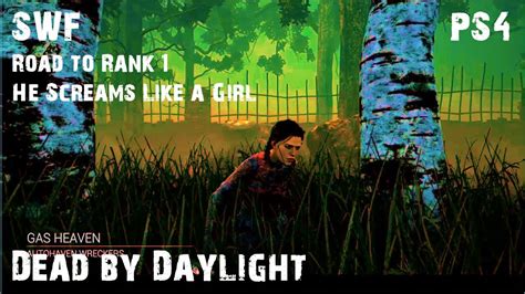 Well, no, its the second to last thing. He Screams Like A Girl | Road to Rank 1 | Dead by Daylight ...