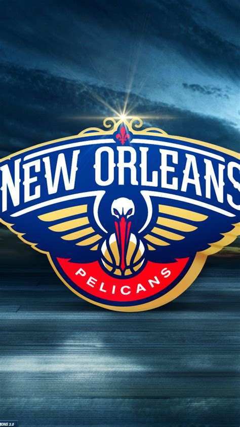 According to our data, the new orleans pelicans logotype was designed for the sports industry. New Orleans Pelicans Logo Wallpaper for iPhone 6 Plus