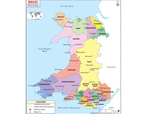 Wales from mapcarta, the free map. Buy Political Map of Wales