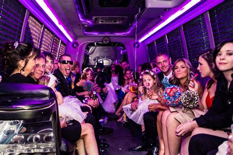 Party Bus For Wedding Transportation Las Vegas Crown Lv