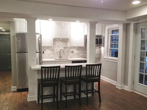 Small kitchen decorating ideas for apartment. Making kitchens happen in small spaces A wall came down to ...