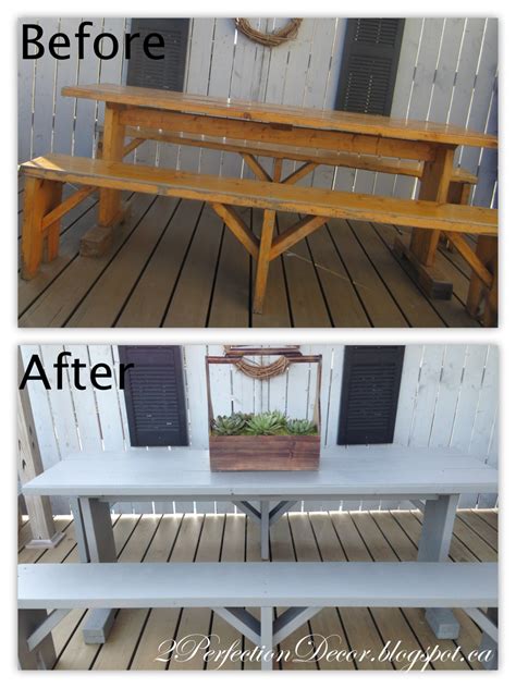 2perfection Decor Outdoor Harvest Table Makeover