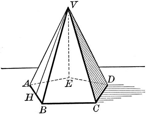 Frustum Of Pentagonal Pyramid Clipart Etc