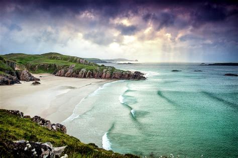 Alba Scotland Landscape Great Britain Ocean Sea Beach Coast Wallpaper