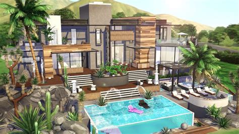 Super Modern Mansion No Cc Mod Sims 4 Mod Mod For Sims 4 Vrogue