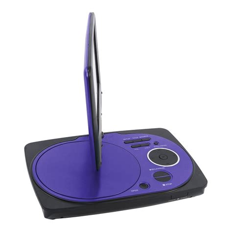 9 Inch Swivel Portable Dvd Player Purple