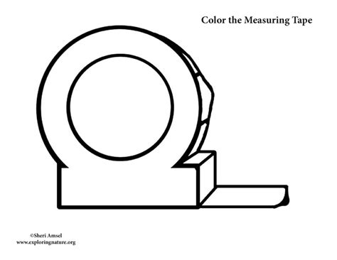 3.0 vernier callipers depth gauges. Measuring Tape Coloring Page