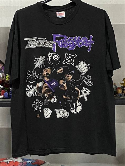 Vintage Vintage 1992s Faster Pussycat Pussywhipped Tour Tshirt Grailed