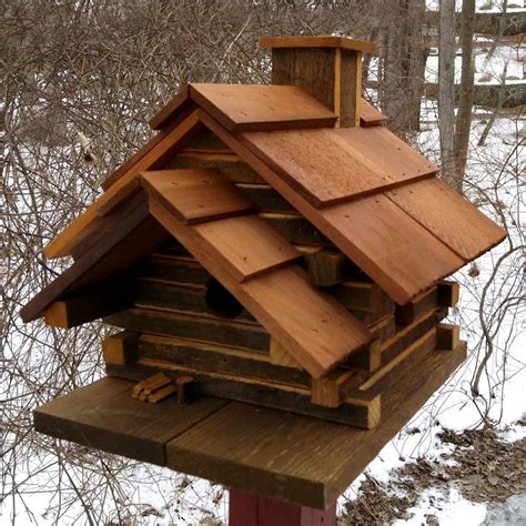 Conestoga Log Cabin Birdhouse Petagadget Bird House Plans Bird