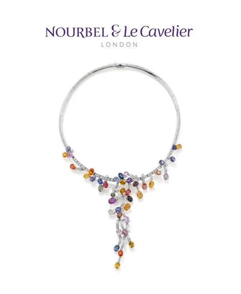 Nourbel And Le Cavelier Tutti Frutti Necklace Set With Natural