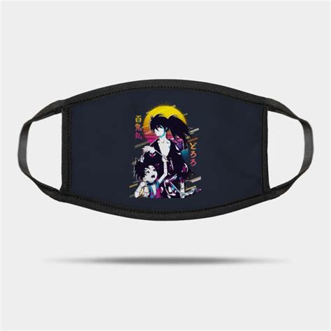 Dororo And Hyakkimaru By My80sretro Mask Mask Design Microfiber