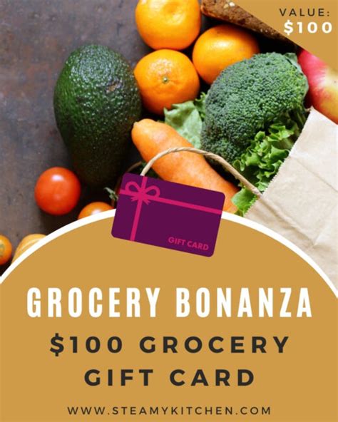 Grocery Bonanza Grocery Gift Card Giveaway Steamy Kitchen Recipes Giveaways