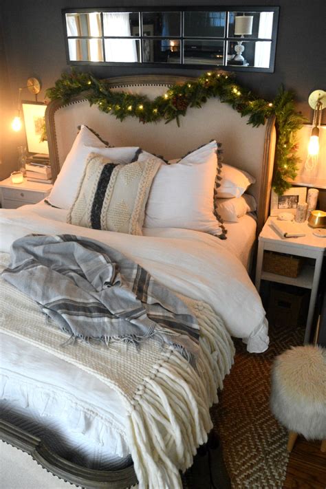 Christmas Bedroom Simple Winter Touches Nesting With Grace