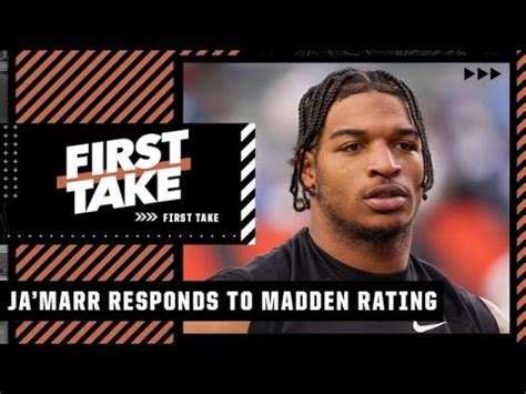 Reacting To JaMarr Chases Response To Madden Rating First Take YouTube