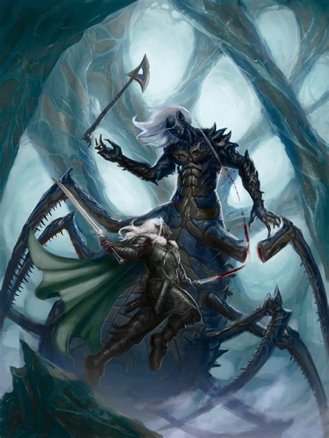 Drizzt Fantasy Creatures Dungeons And Dragons Art Fantasy Artwork