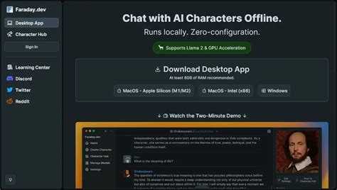 Faraday Dev Your Ultimate Tool For Offline Chat Ai Character Development Theinfohub