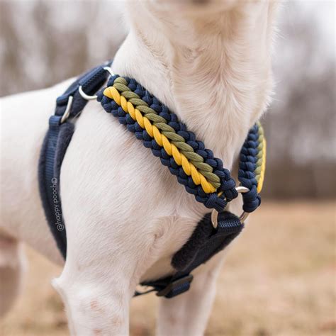 Adjustable Paracord Dog Harness Custom Dog Harness Walking Harness