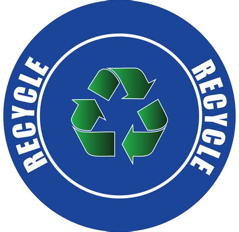Recycle Sign V2 Floor Sign | Creative Safety Supply