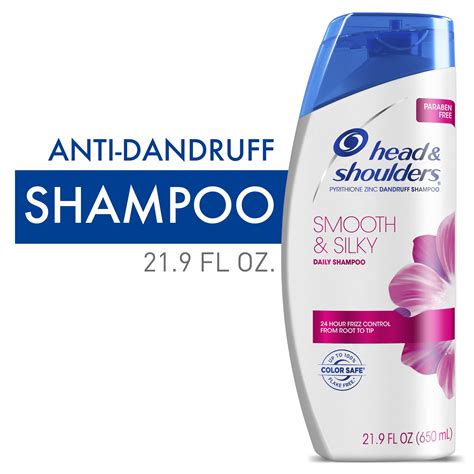 Head Shoulders Smooth Silky Dandruff Shampoo Paraben Free 21 9 Fl