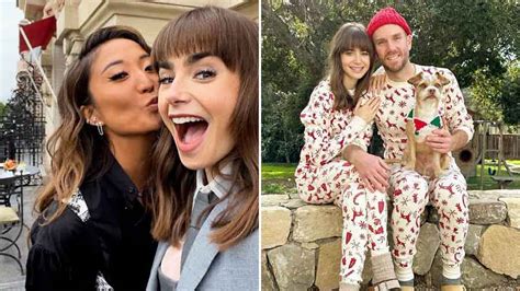 Lily Collins Lily Collins Shares Emily In Paris Bts And Adorable