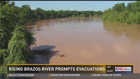 Mandatory Evacuations Underway Along Brazos River