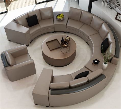 Round Sofa Set Designs TravisCuccia