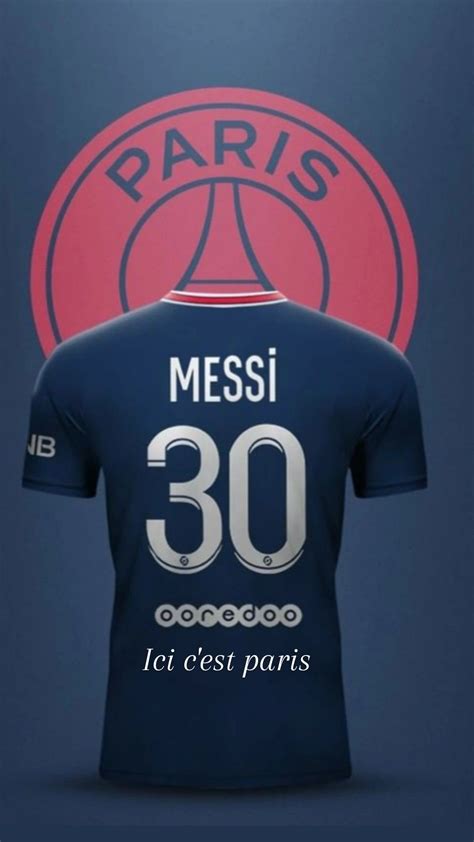 Messi Psg Camiseta De Messi Messi Camisetas Personalizadas