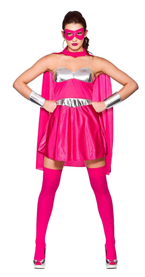 Hot Superheros Ladies Fancy Dress Comic Book Super Hero Femme Adultes