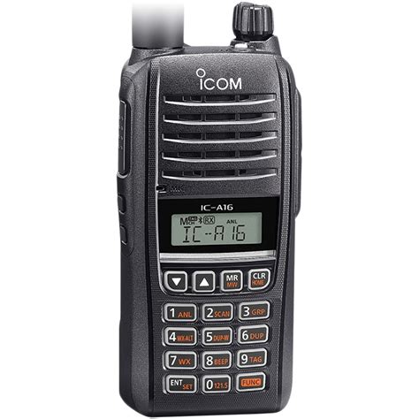 Icom A16 Entry Level Air Band Handheld Aviation Portablehandheld