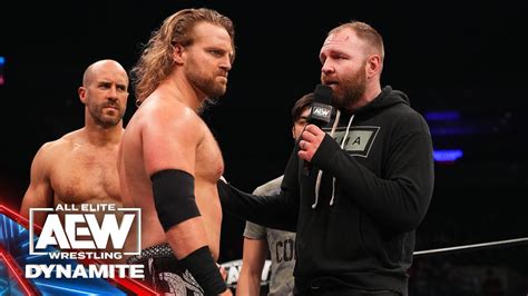 jon moxley issues an aew revolution challenge to hangman page aew dynamite 2 15 23 win big