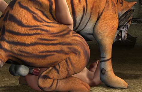 Rule 34 3d Feline Female Feral Human Interspecies Male Missionary Position Sex Straight Tiger