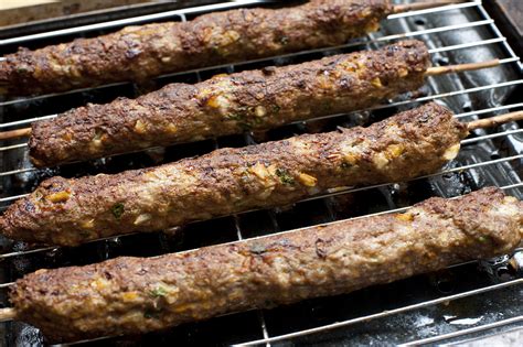 Kofta Kebabs On The Grill Free Stock Image