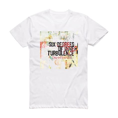 Dream Theater Six Degrees Of Inner Turbulence Album Cover T Shirt White Album Cover T Shirts