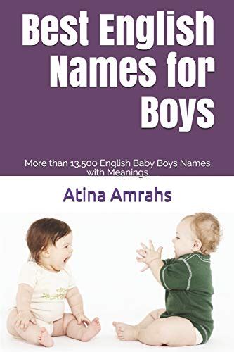 Best English Names For Boys More Than 13500 E Amrahs 9781090908575