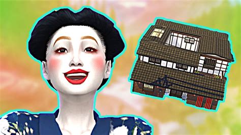 Okiyakyo Machiya Using Sims 4 Snowy Escape Sims 4 Speed Build